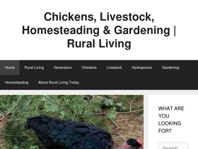 'rurallivingtoday.com' screenshot