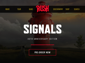 'rush.com' screenshot