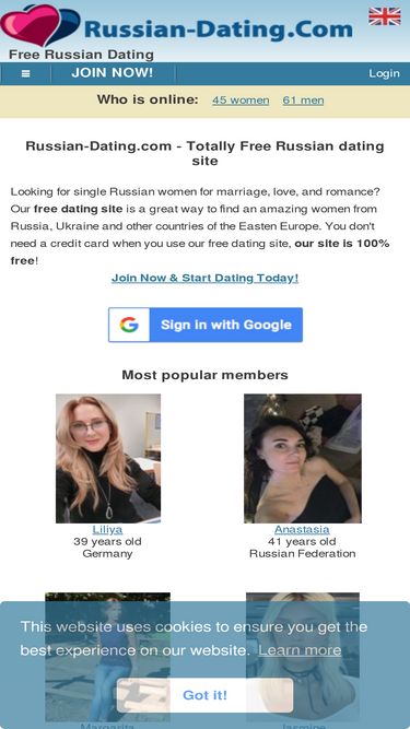 Russia f dating Online Profiles