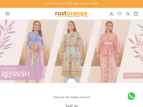 'rustorange.com' screenshot
