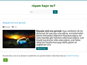 'ruyamhayirmi.com' screenshot