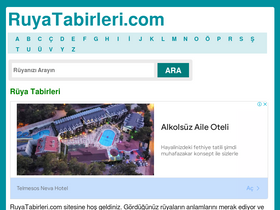 'ruyatabirleri.com' screenshot