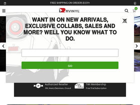 'rvinyl.com' screenshot