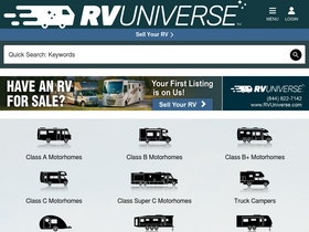 'rvuniverse.com' screenshot