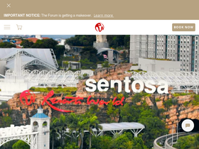'rwsentosa.com' screenshot