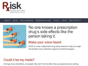 'rxisk.org' screenshot
