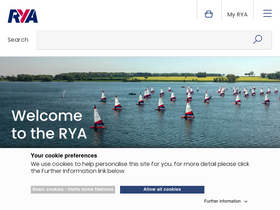 'rya.org.uk' screenshot