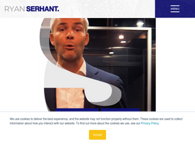 'ryanserhant.com' screenshot