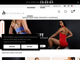 'ryderwear.com' screenshot