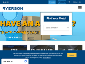 'ryerson.com' screenshot