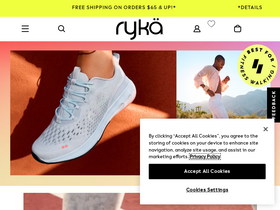 'ryka.com' screenshot