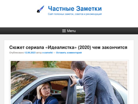 's-zametki.ru' screenshot