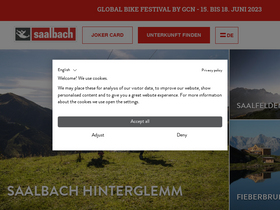 'saalbach.com' screenshot