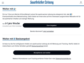 'saarbruecker-zeitung.de' screenshot