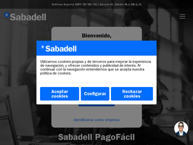 'sabadellpagofacil.com' screenshot
