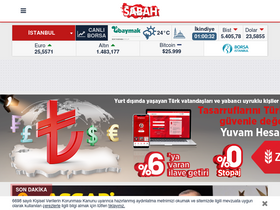 'sabah.com.tr' screenshot