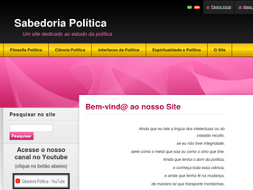 'sabedoriapolitica.com.br' screenshot