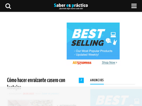 'saberespractico.com' screenshot