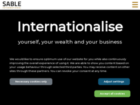 'sableinternational.com' screenshot