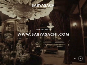 'sabyasachi.com' screenshot