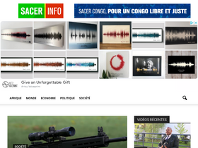'sacer-infos.com' screenshot