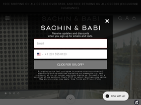 'sachinandbabi.com' screenshot