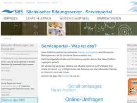 'sachsen.schule' screenshot
