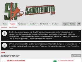 'saddlehunter.com' screenshot