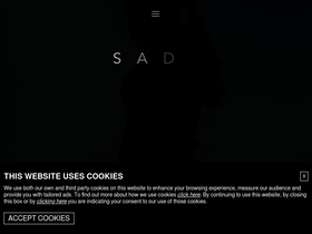 'sade.com' screenshot