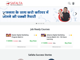 'safalta.com' screenshot