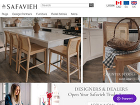 'safavieh.com' screenshot