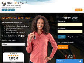 'safe2drive.com' screenshot