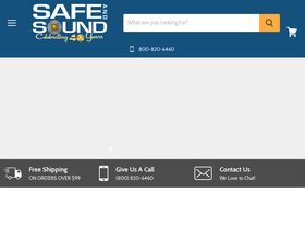 'safeandsoundhq.com' screenshot