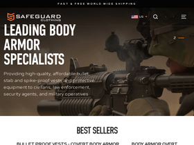 'safeguardclothing.com' screenshot