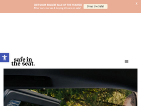 'safeintheseat.com' screenshot