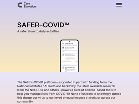 'safercovid.org' screenshot
