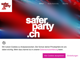 'saferparty.ch' screenshot