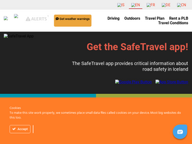 'safetravel.is' screenshot