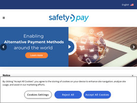 'safetypay.com' screenshot