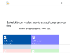 'safezipkit.com' screenshot