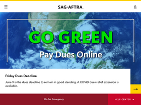 'sagaftra.org' screenshot