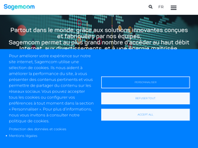 'sagemcom.com' screenshot