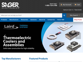 'sager.com' screenshot