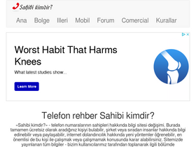 'sahibkimdir.com' screenshot