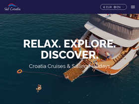 'sail-croatia.com' screenshot