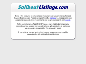 'sailboatlistings.com' screenshot