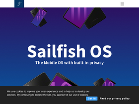 'sailfishos.org' screenshot