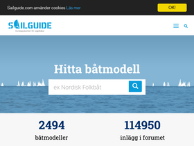 'sailguide.com' screenshot