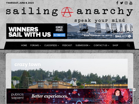 'sailinganarchy.com' screenshot