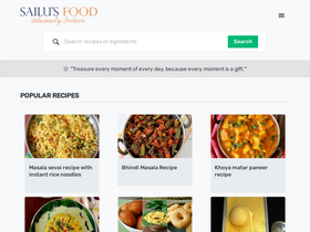 'sailusfood.com' screenshot